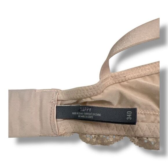 Aerie Lace Underwire Light Pink Bra 34D - Picture 6 of 6